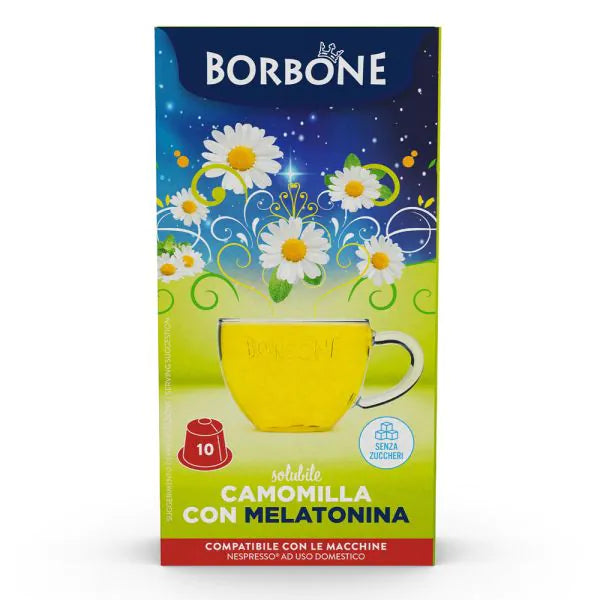 10 capsule Camomilla con Melatonina Borbone Compatibili Nespresso