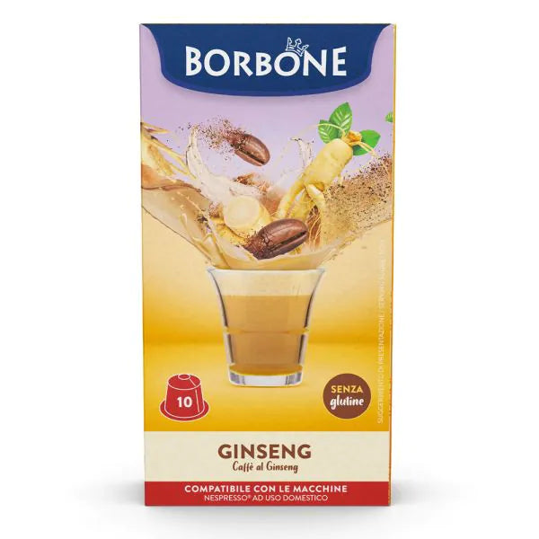 10 Capsule Borbone Compatibili Nespresso Ginseng