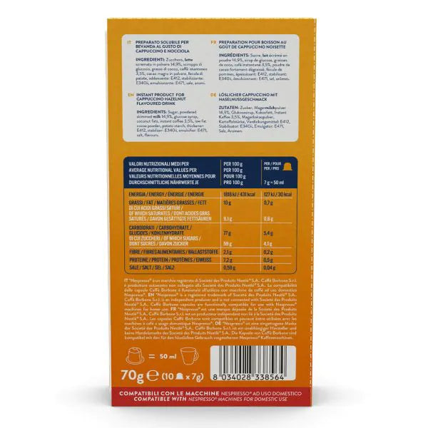 10 Capsule Borbone Compatibili Nespresso Nocciolino