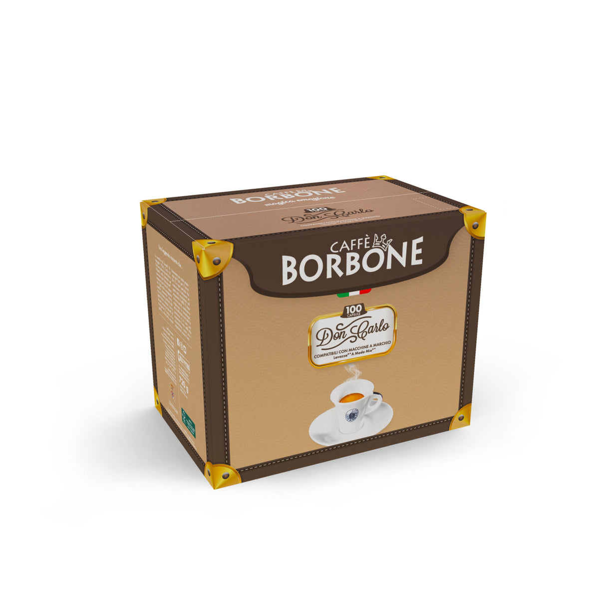 100 Capsule Don Carlo Borbone Blu – Compatibili Lavazza A Modo Mio