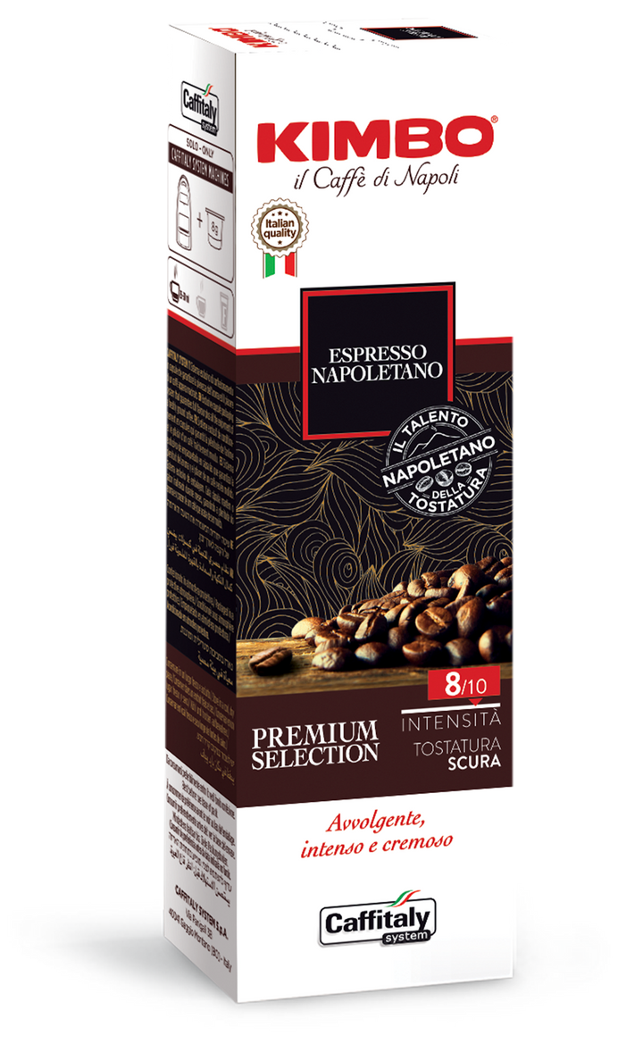 Kimbo Espresso Napoletano - 48 Capsule Caffitaly System Maxi Confezione Risparmio