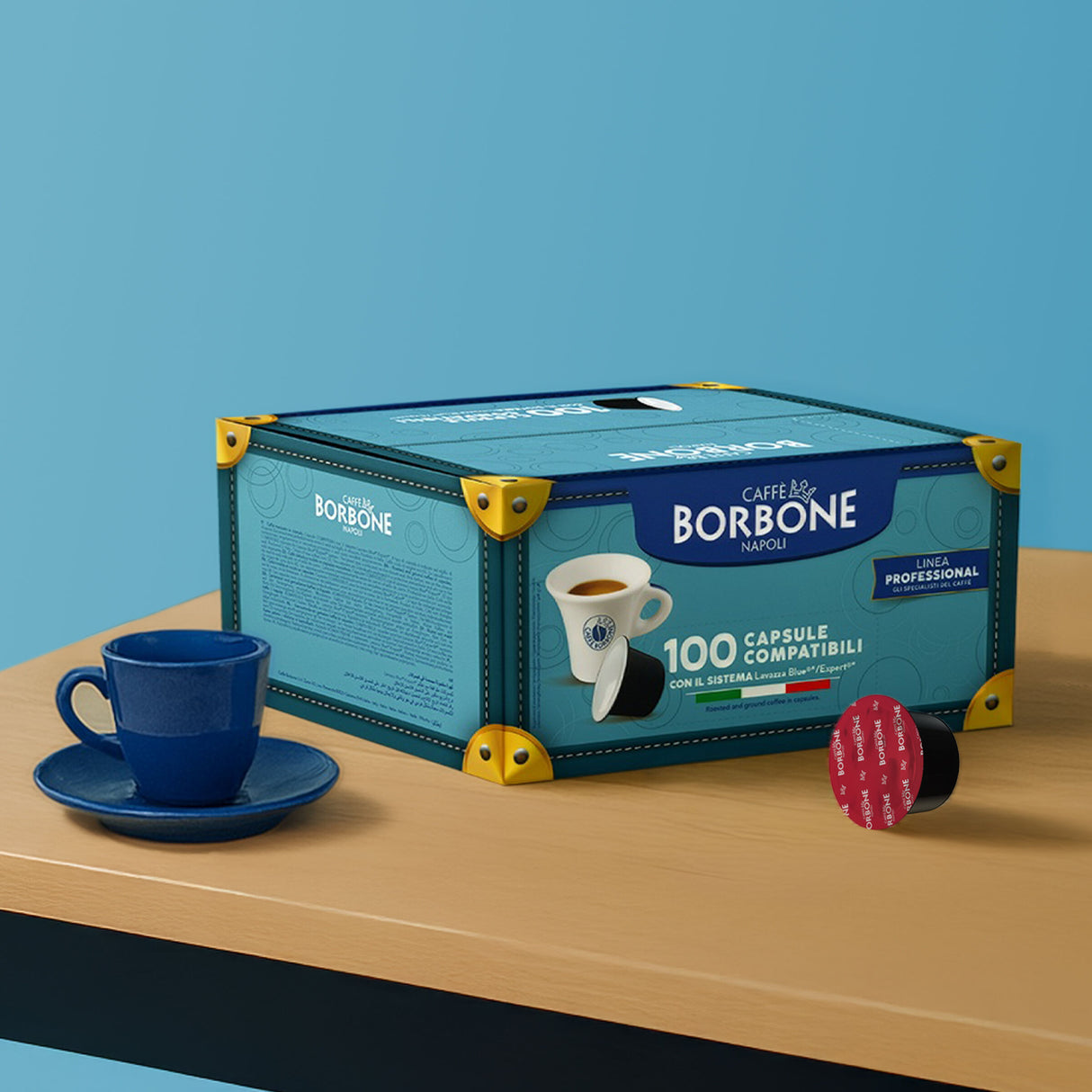 Caffè Borbone Miscela Oro – 100 Capsule Compatibili Lavazza Blue e In Black