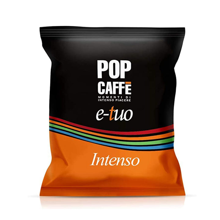 Pop Caffè 100 Capsule E-Tuo miscela Intenso – Compatibili Lui , Fior Fiore Coop