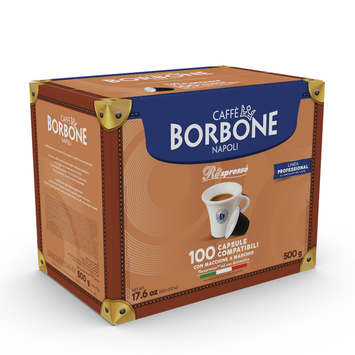 100 Capsule Borbone Respresso Rossa compatibili con Nespresso