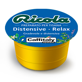 10 Capsule Tisana Distensive Relax Ricola – Compatibili Caffitaly System