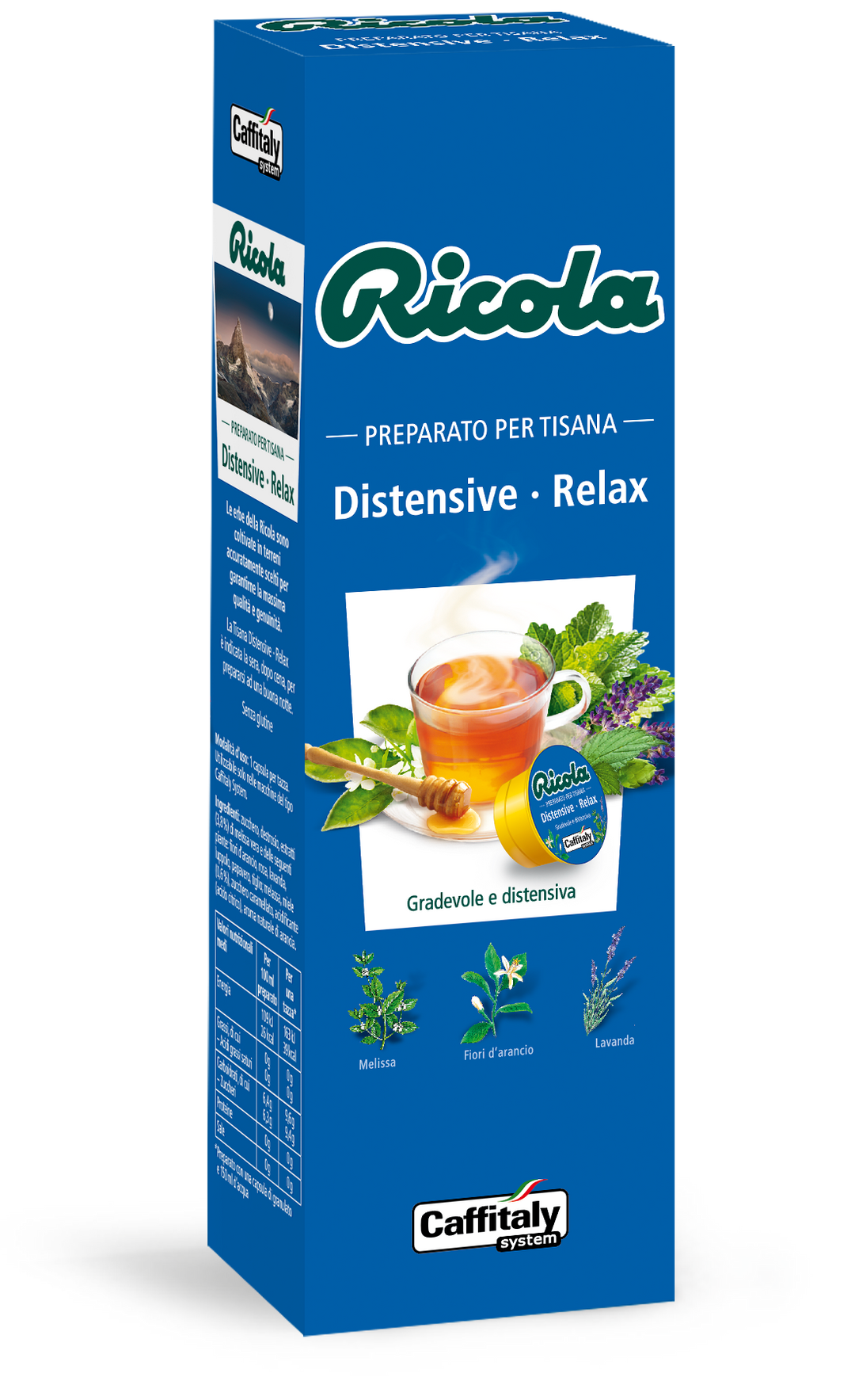 10 Capsule Tisana Distensive Relax Ricola – Compatibili Caffitaly System