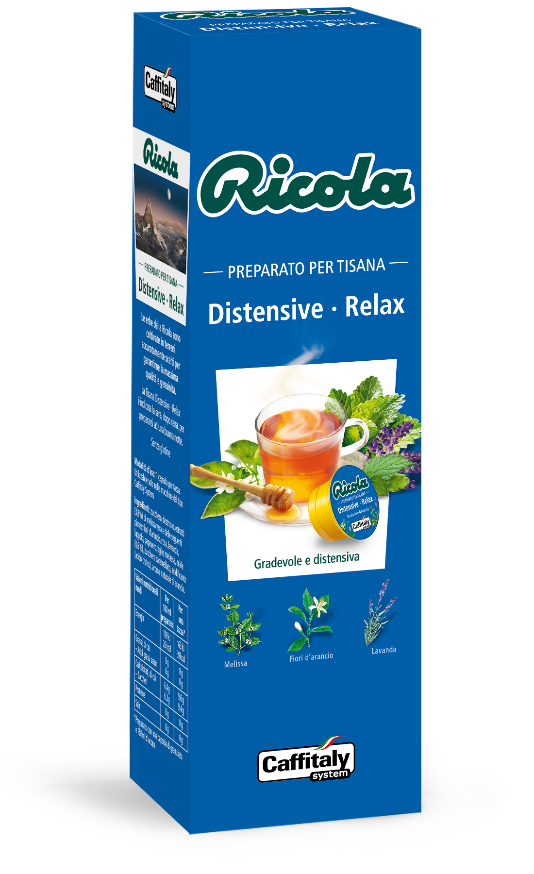 10 Capsule Tisana Distensive Relax Ricola – Compatibili Caffitaly System