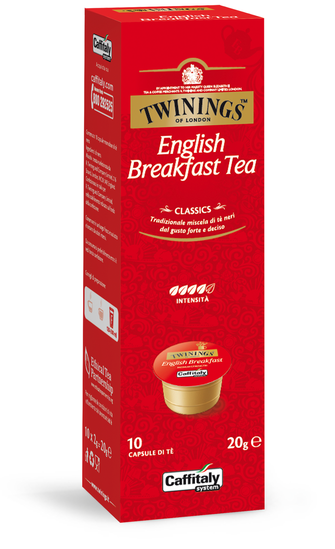 10 English Breakfast Tea Twinings – Capsule Caffitaly System