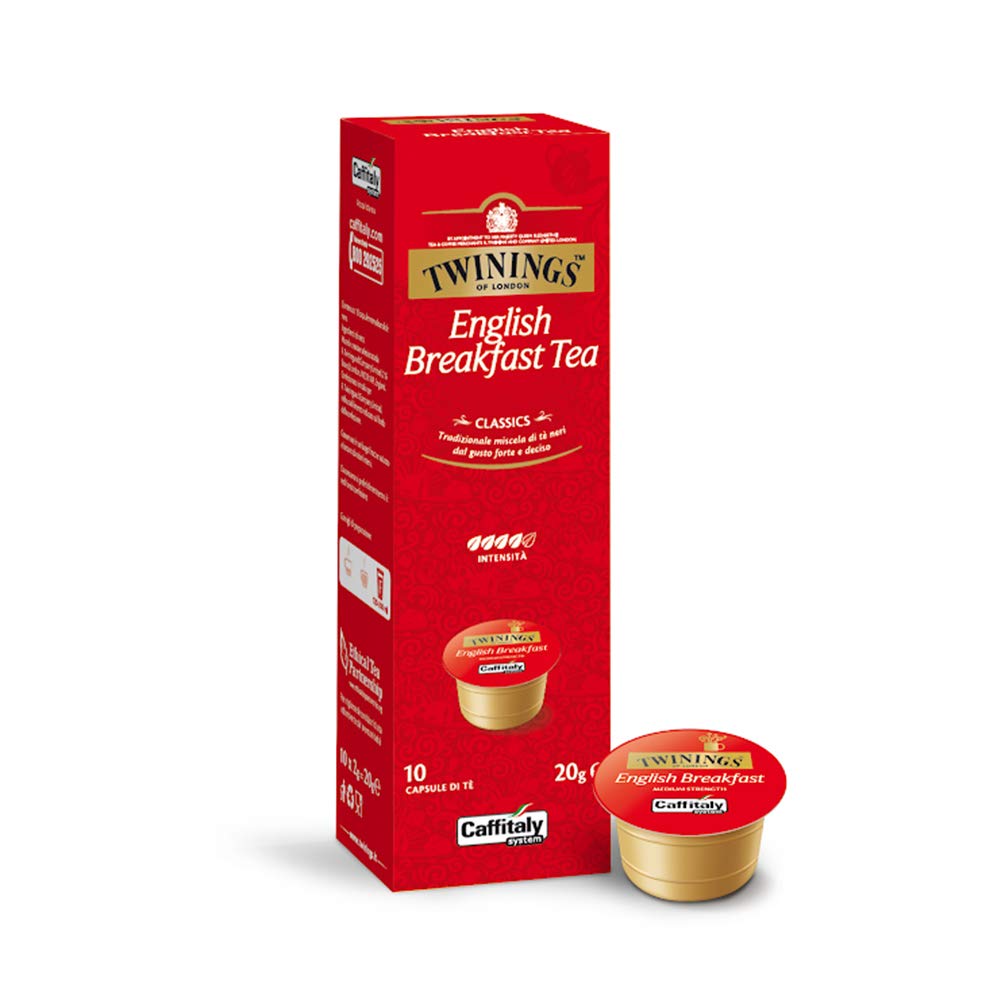 10 Capsule English Breakfast Tea Twinings – Compatibili Caffitaly System