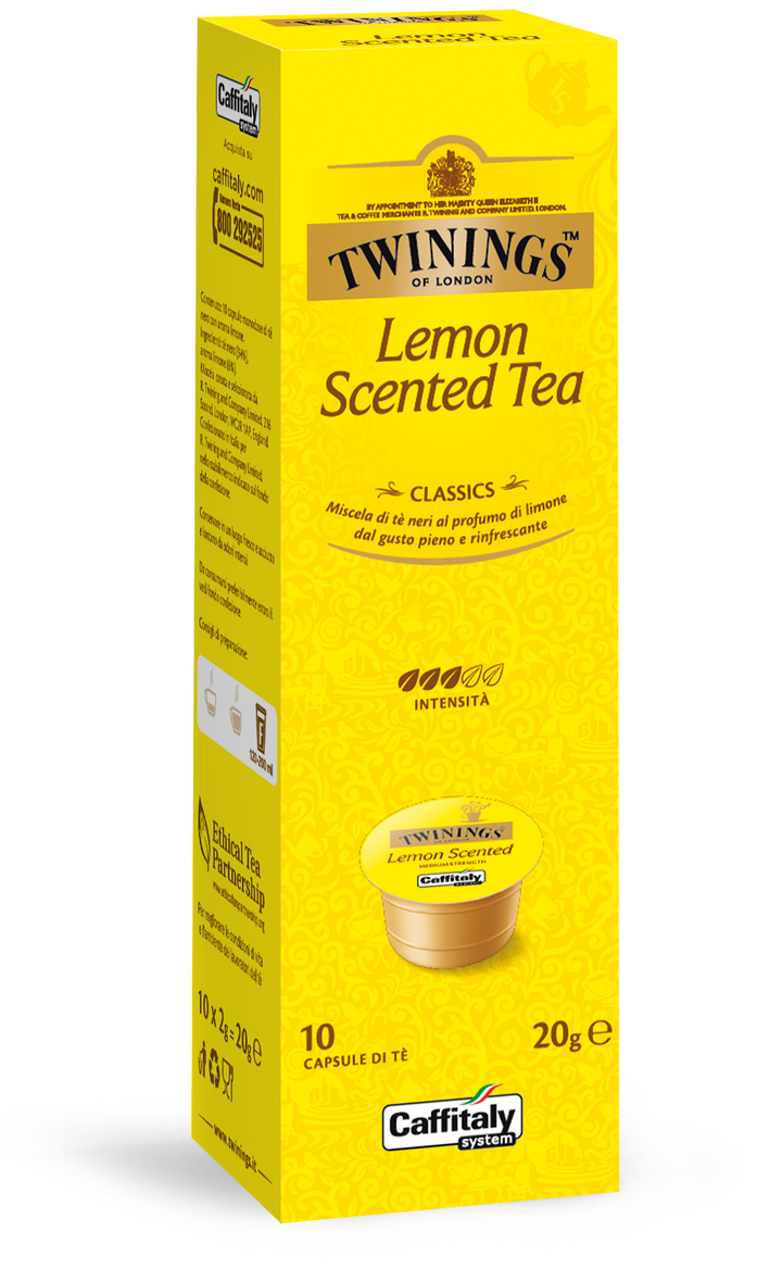 10 Capsule Lemon Scented Tea Twinings – Compatibili Caffitaly System