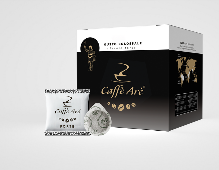 100 Capsule Caffè ARÈ filtro carta ESE 44 mm FORTE