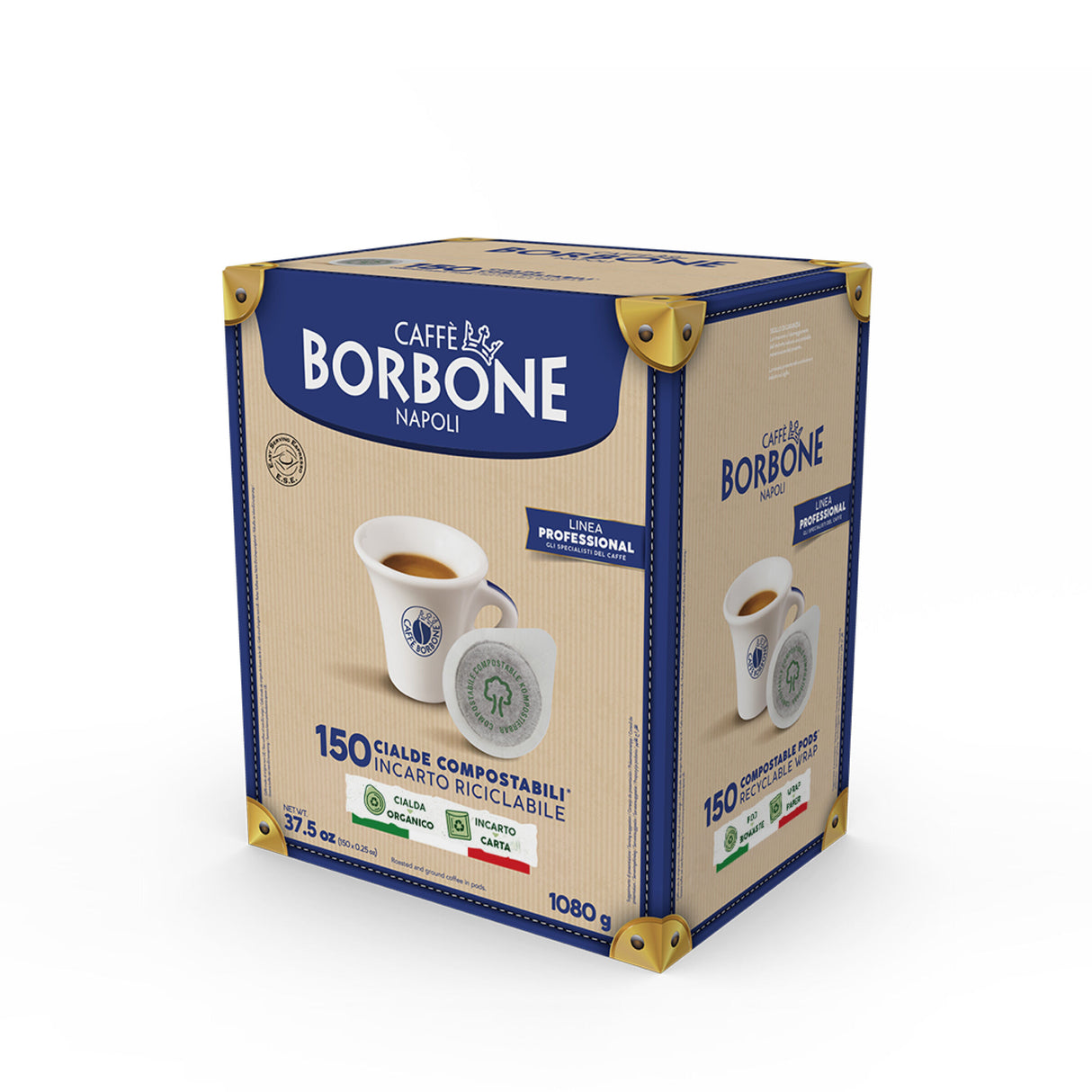 150 Cialde Ese 44mm caffè Borbone Miscela Oro