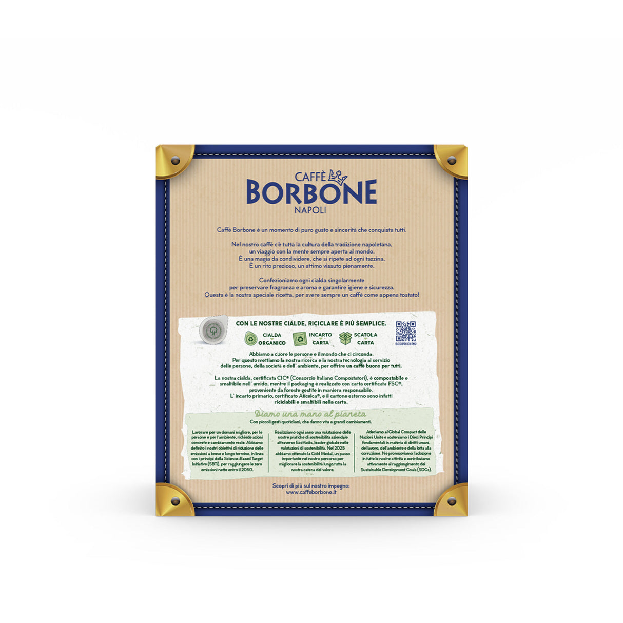 150 Cialde Ese 44mm caffè Borbone Miscela Oro