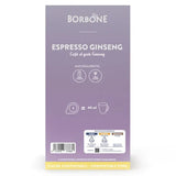18 Cialde Espresso Ginseng Borbone per Macchine ESE 44mm