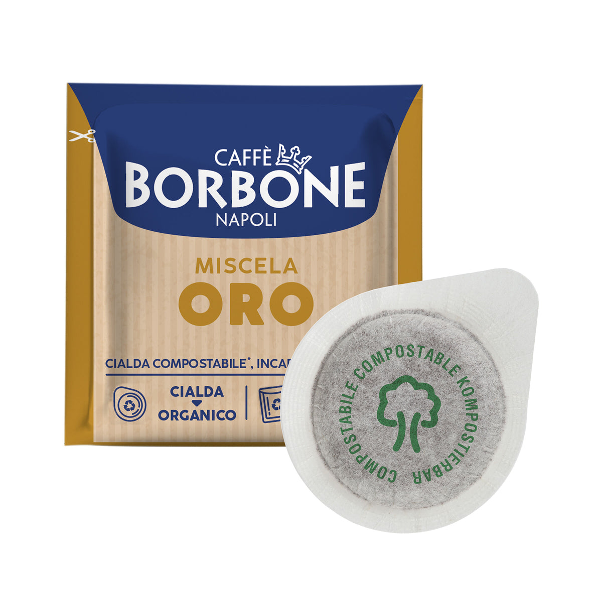 150 Cialde Ese 44mm caffè Borbone Miscela Oro