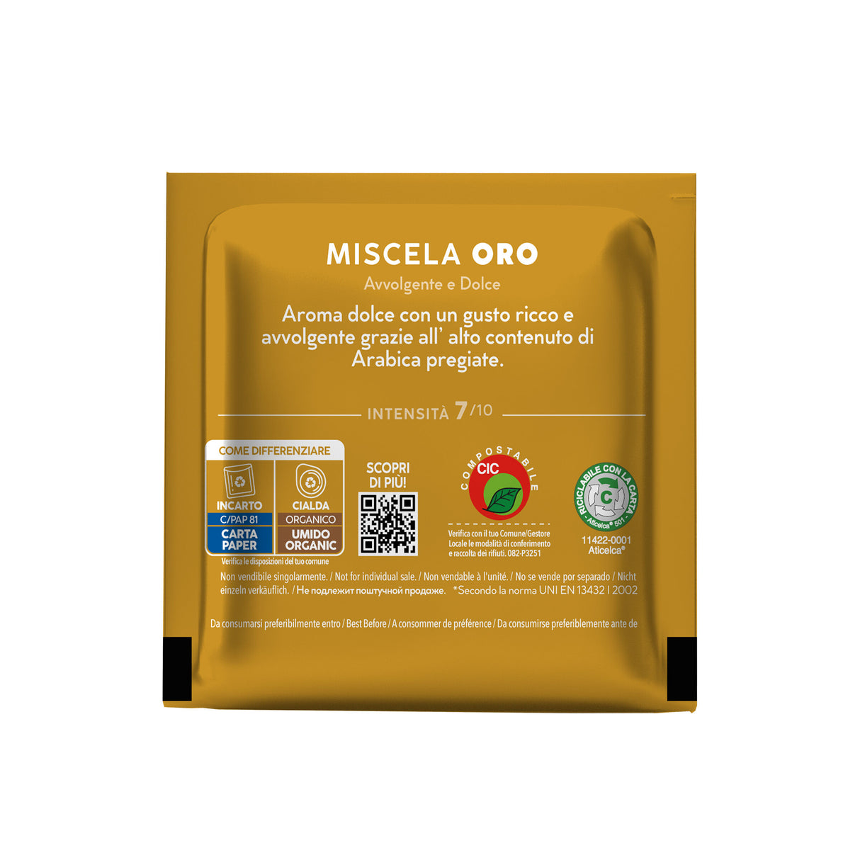 150 Cialde Ese 44mm caffè Borbone Miscela Oro