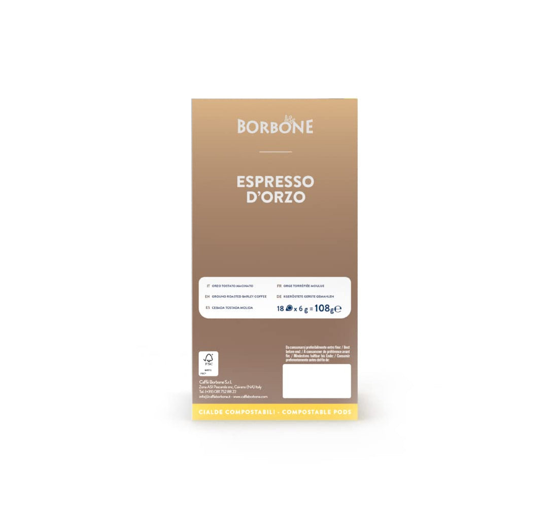 18 Cialde Borbone Orzo per Macchine ESE 44mm