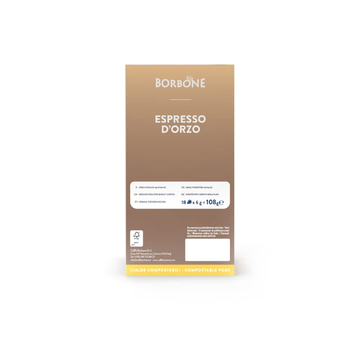 18 Cialde Borbone Orzo per Macchine ESE 44mm