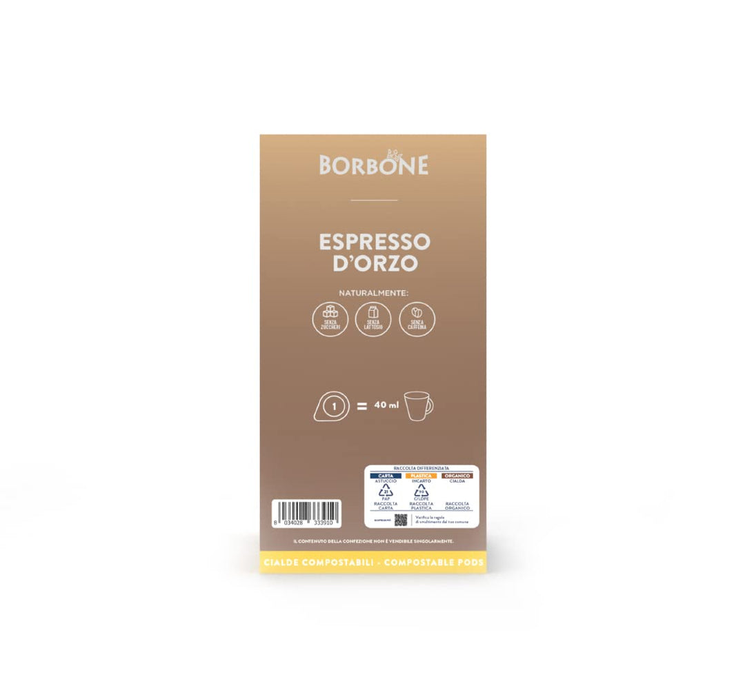 18 Cialde Borbone Orzo per Macchine ESE 44mm