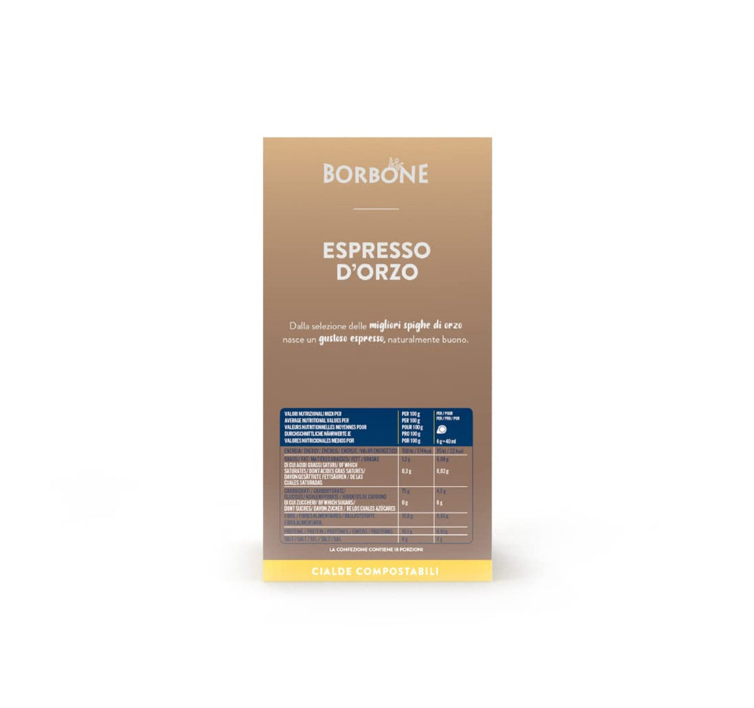 18 Cialde Borbone Orzo per Macchine ESE 44mm
