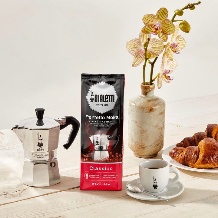 Bialetti Classico 250g - caffè Macinato Perfetto per Moka