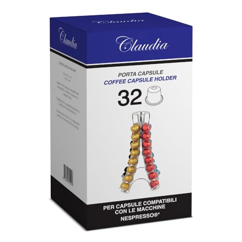 32 Portacapsule Claudia per capsule Nespresso
