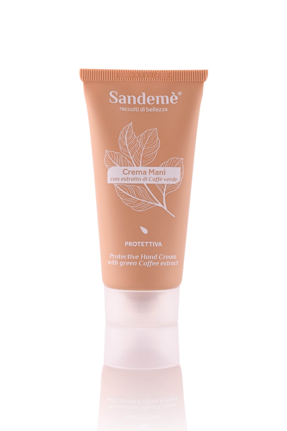 Sandemè Crema Mani Protettiva con Estratto di Caffè Verde - Tubo da 50 ml