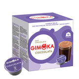 16 Capsule Gimoka Compatibili Dolce Gusto Cioccolata Autoprotette