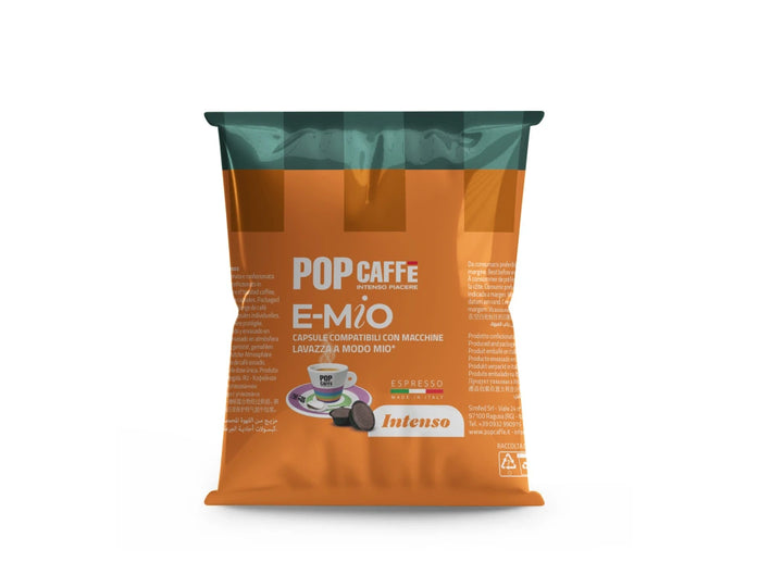 100 Capsule Pop E-mio miscela Intenso - compatibili con A Modo Mio