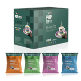 100 Capsule Pop Caffè E-mio miscela Cremoso - compatibili con A Modo Mio