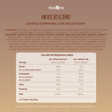10 Capsule Foodness Nocciolino – Compatibili Nescafé Dolce Gusto, Senza Glutine