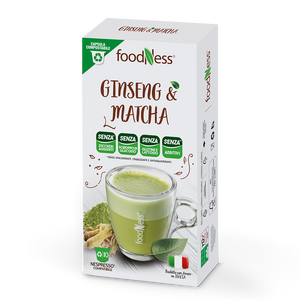 10 Capsule Ginseng e Matcha Compatibili Nespresso FoodNess
