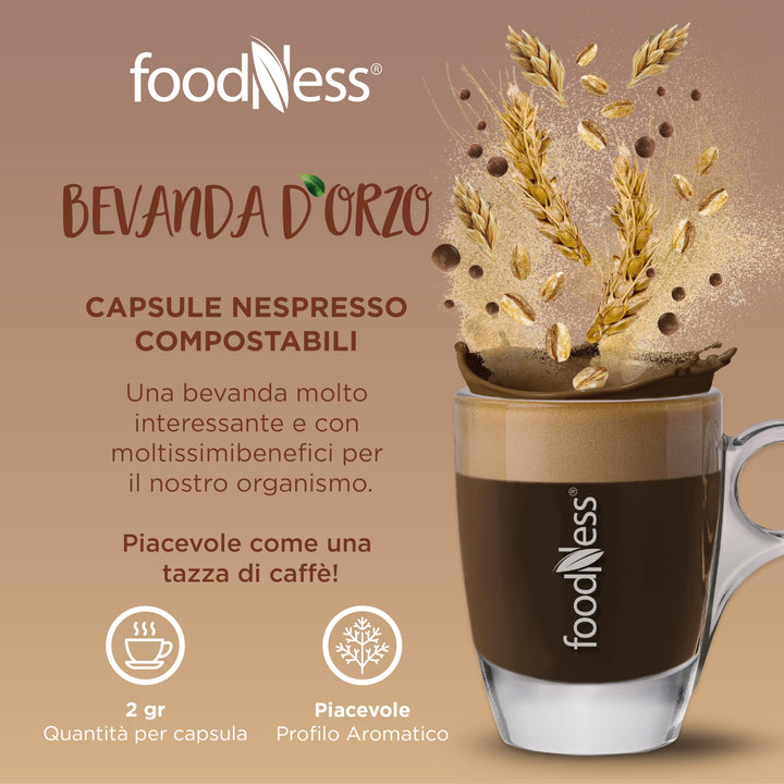 10 Capsule Orzo Compatibili Nespresso FoodNes