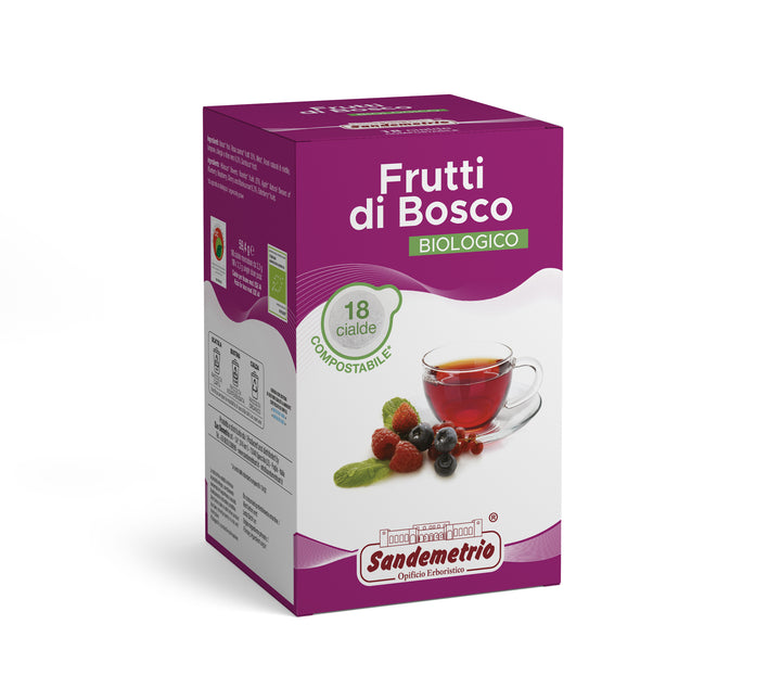 18 Cialde Sandemetrio Compatibili Ese 44mm Frutti Di Bosco Bio