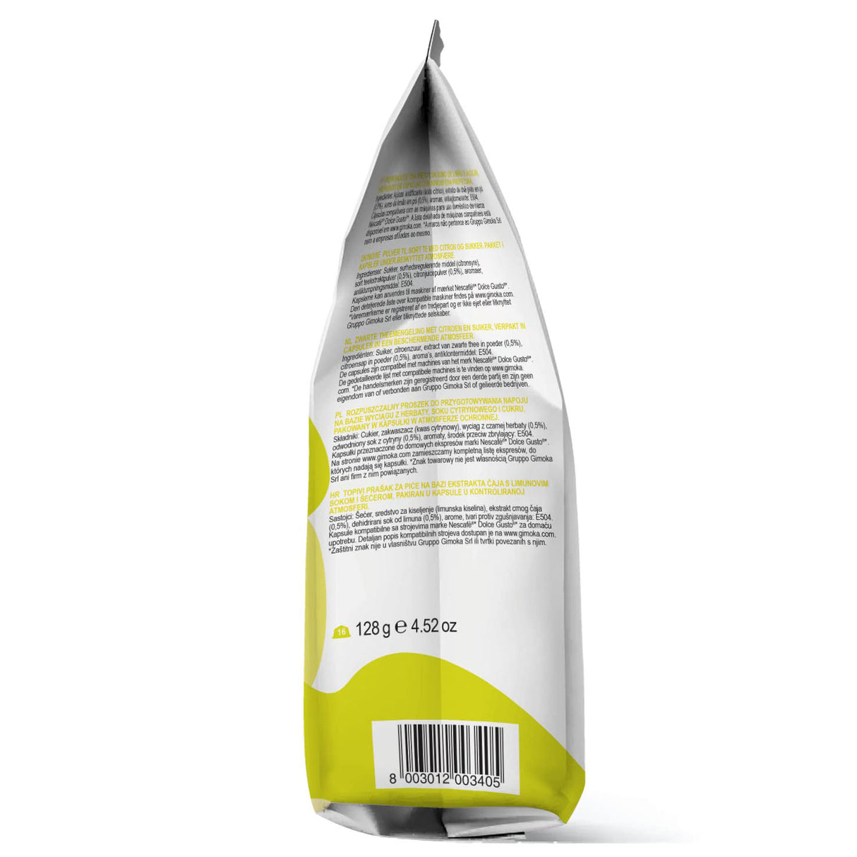 16 Capsule Gimoka Tè Limone compatibili Nescafé Dolce Gusto