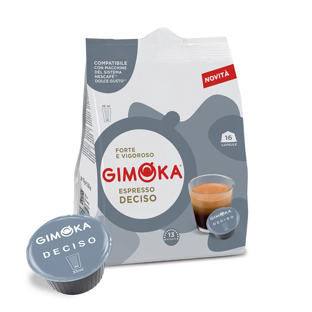16 Gimoka Capsule Compatibili Nescafé Dolce Gusto – Miscela Deciso