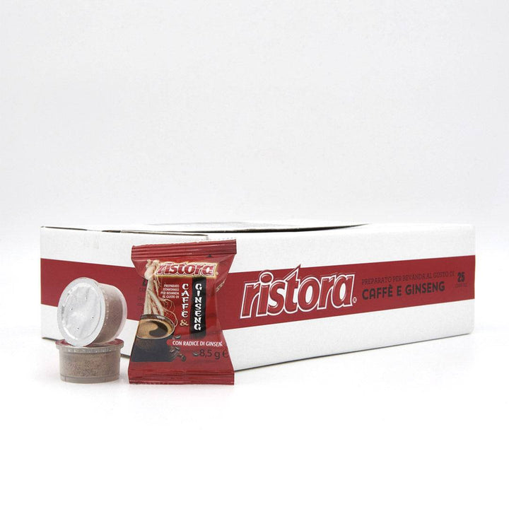 25 capsule Ristora Ginseng compatibili Espresso Point