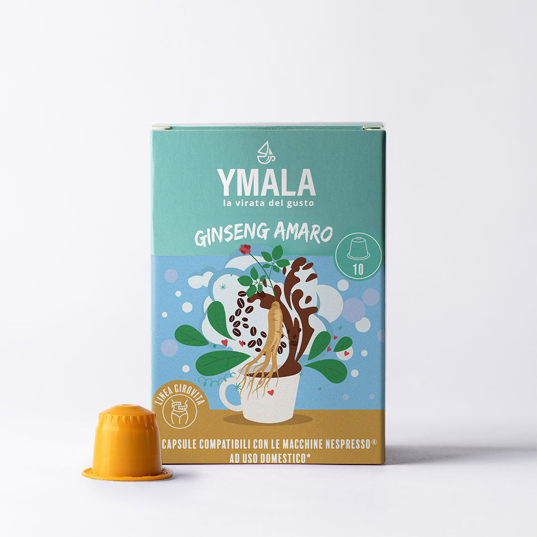 Ymala 10 Capsule Nespresso - Caffè Ginseng Amaro