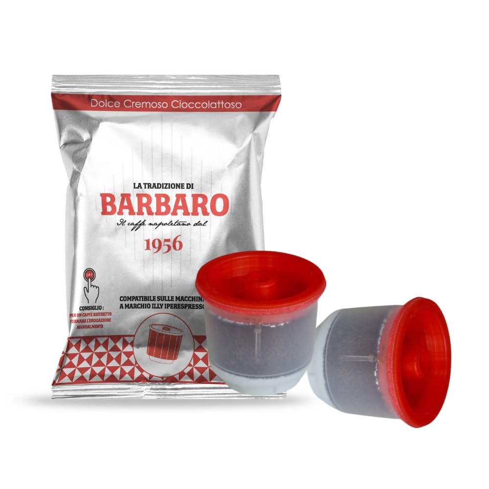 80 Capsule Caffè Barbaro Compatibili Illy Iperespresso - Miscela Oro Delicato
