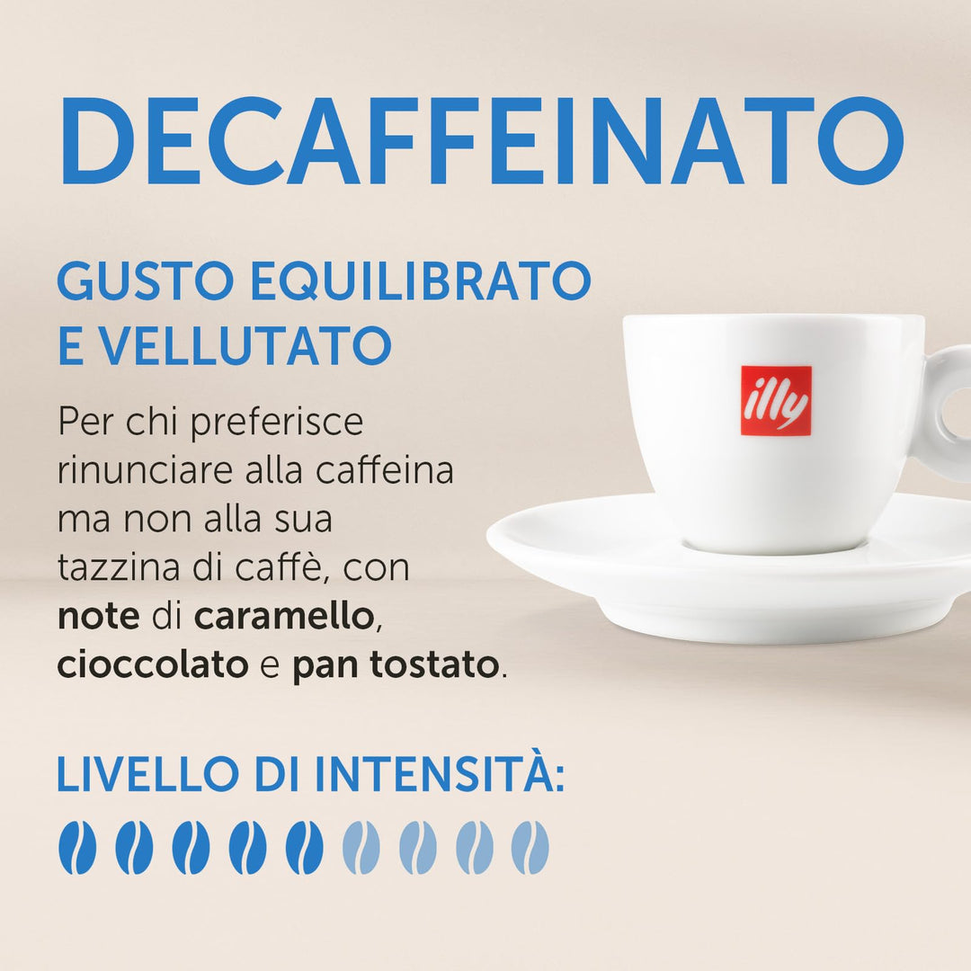 18 Capsule Illy caffè per macchine Iperespresso - Decaffeinato