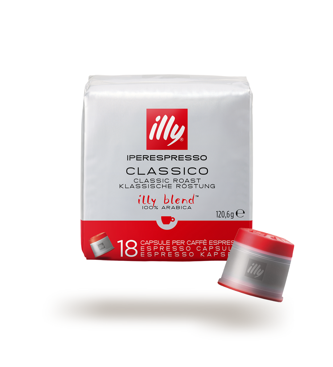 18 Capsule Iperespresso Illy Arabica Tostato Classico – Gusto Equilibrato
