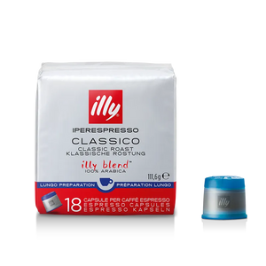 Illy 18 Capsule caffè per macchine Iperespresso - Classico Espresso Lungo