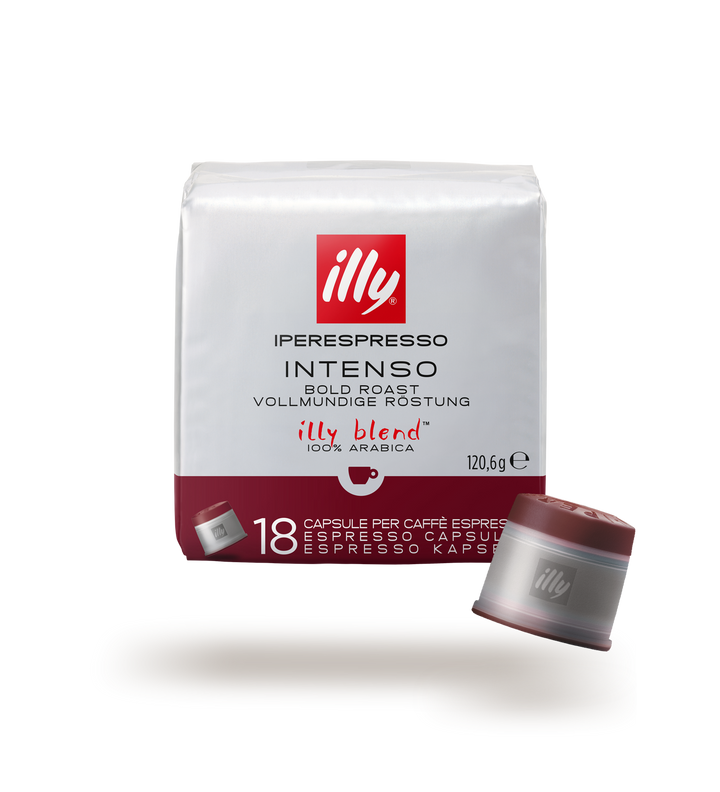 18 Capsule Iperespresso Illy Arabica Tostato Intenso – Gusto Ricco e Corposo