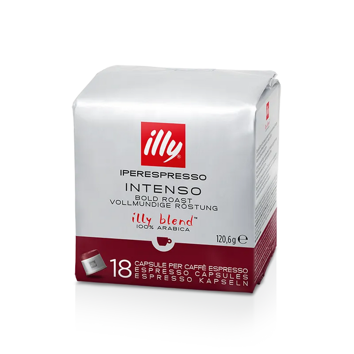 18 Capsule Iperespresso Illy Arabica Tostato Intenso – Gusto Ricco e Corposo