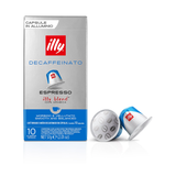 10 Capsule Illy per macchine Nespresso - Decaffeinato Dek Alluminio