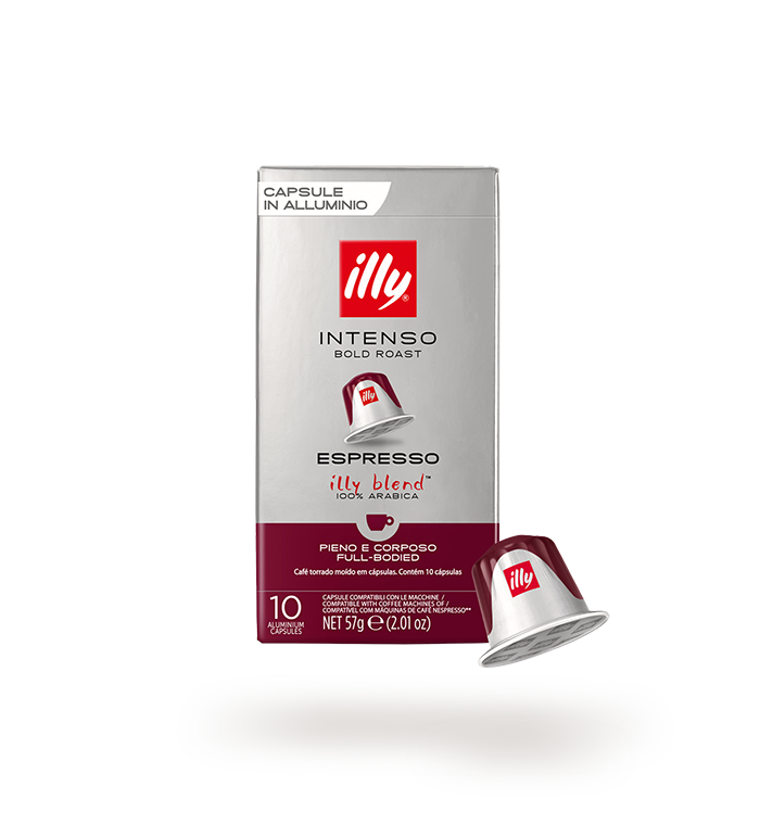 10 Capsule Illy per macchine Nespresso - Intenso
