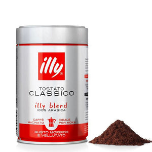 250g Illy Caffè Macinato per Moka Tostato Classico