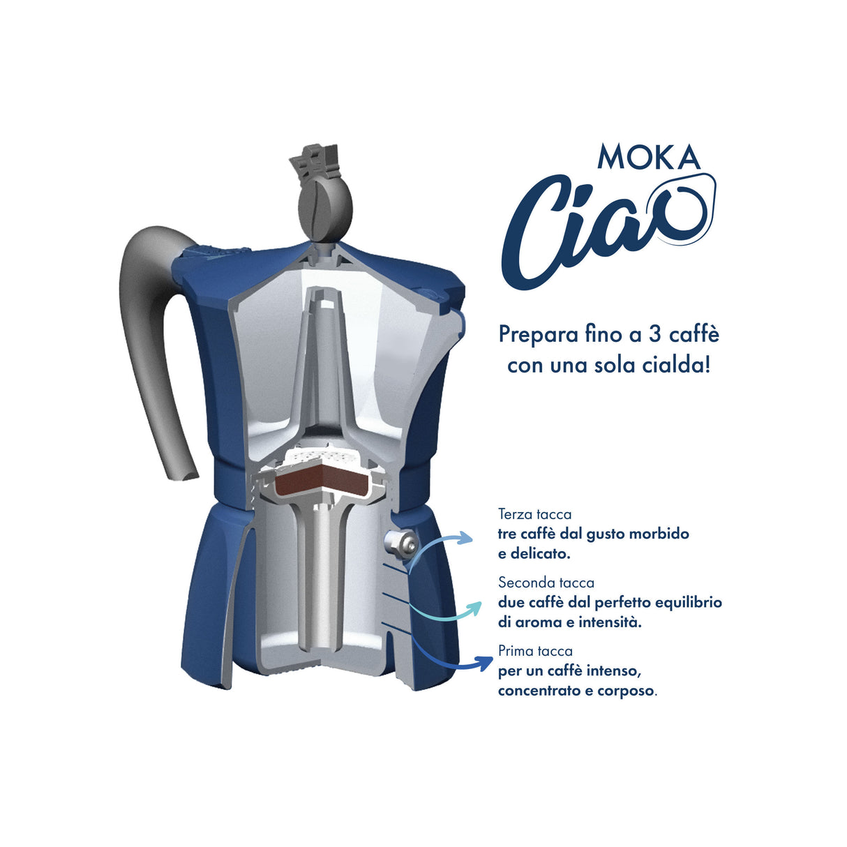 Moka Ciao Borbone a cialde - Moka + 15 Cialde in Omaggio