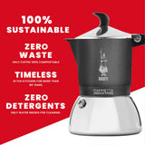 Fiammetta Induction Bialetti - Moka da 2 tazze per piani a Induzione