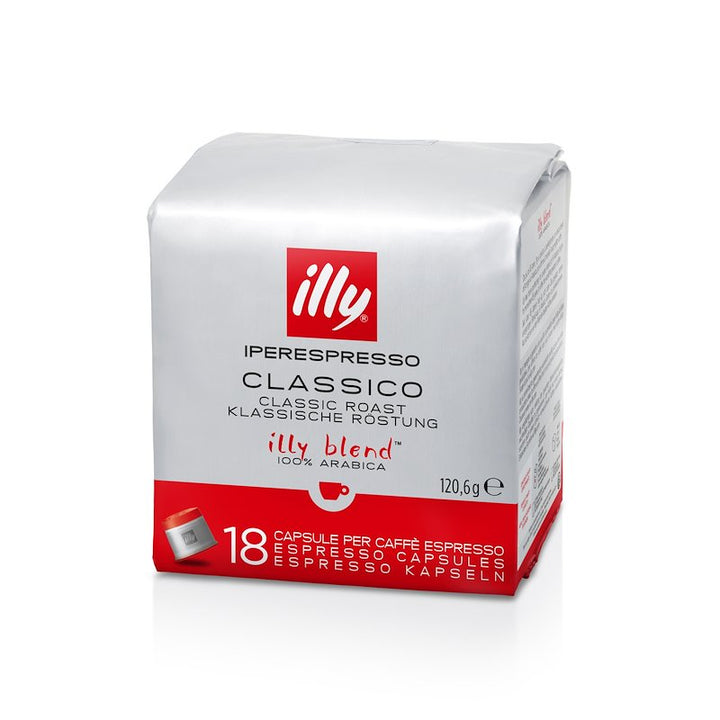 18 Capsule Iperespresso Illy Arabica Tostato Classico – Gusto Equilibrato